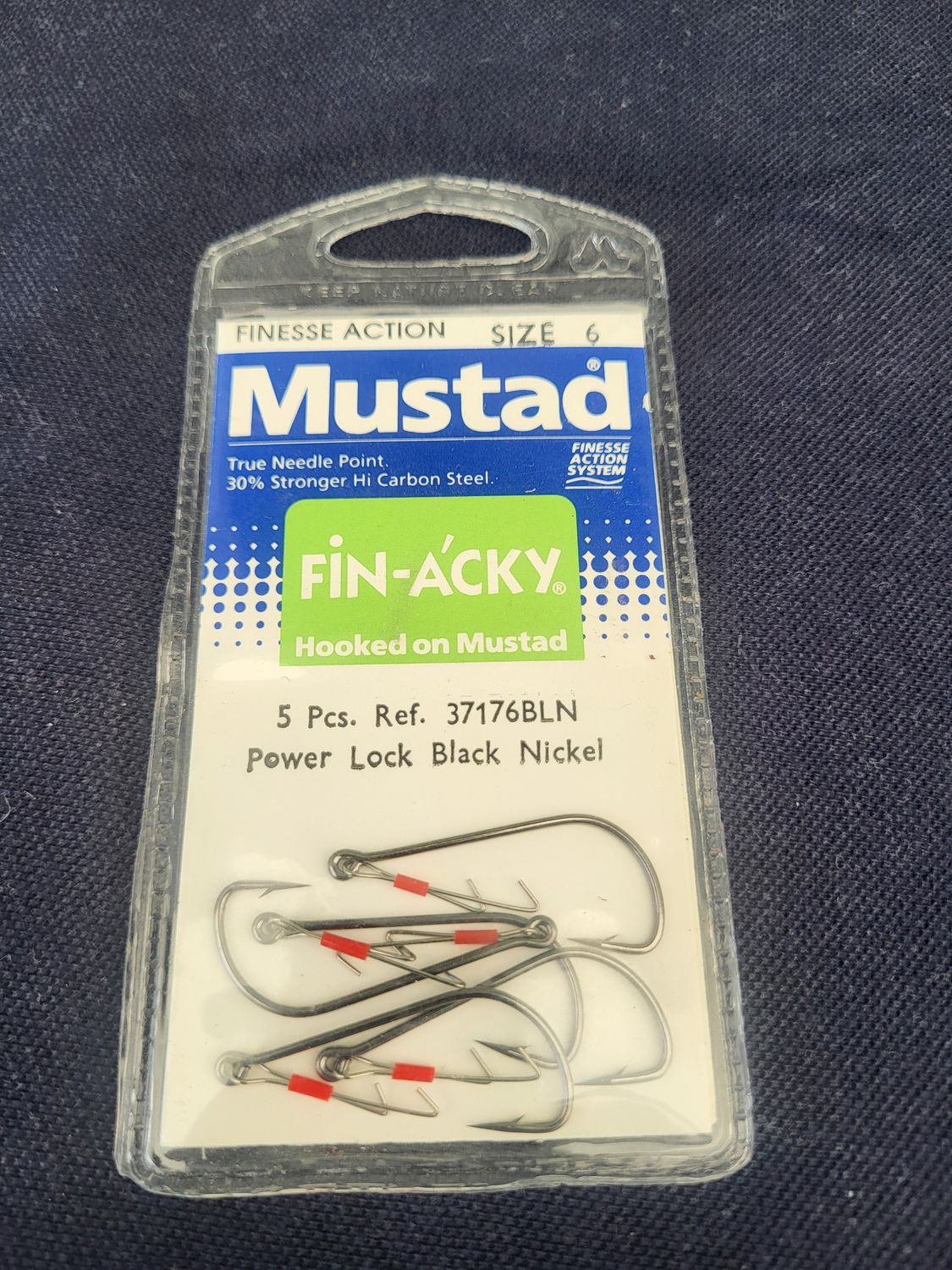 1 X SACHET DE 5 HAMEÇONS MUSTAD SIZE 6