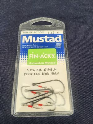 1 X SACHET DE 5 HAMEÇONS MUSTAD SIZE 6