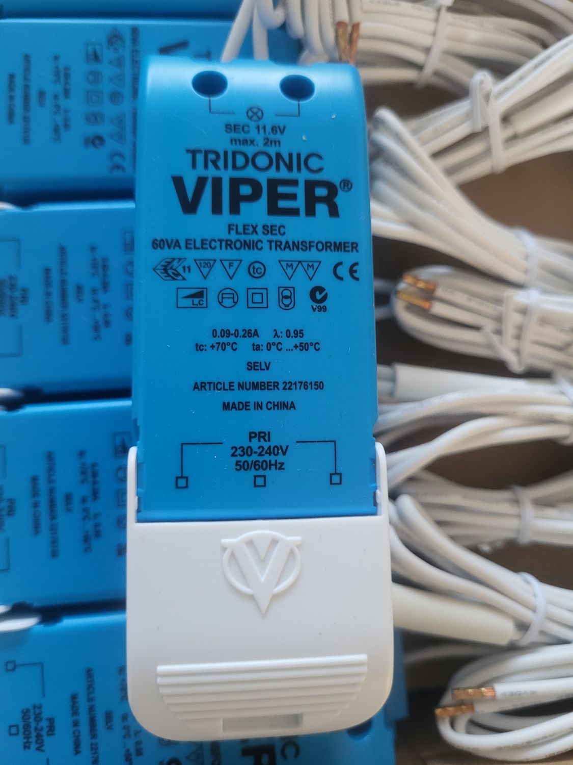 TRANSFORMATEUR TRIDONIC VIPER FLEX SEC 60VA