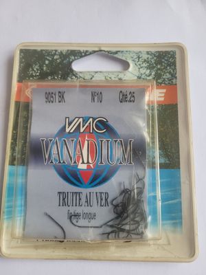 DUDULE 25 HAMEÇONS N°10 NON MONTÉS RÉFÉRENCE 9051 BK