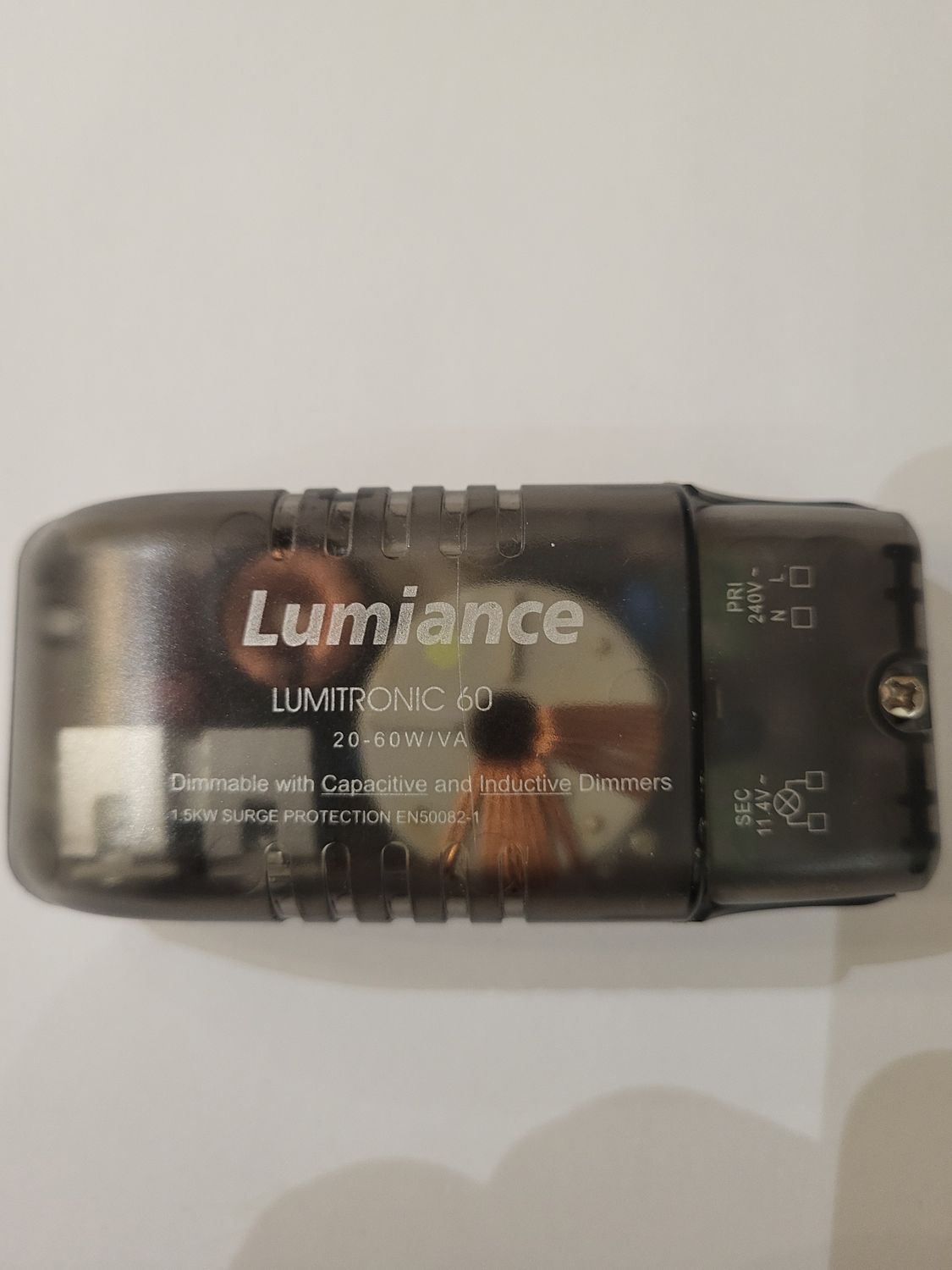 TRANSFORMATEUR LUMIANCE MODELE LUMITRONIC 60 TRANSFORMATEUR LUMIANCE MODELE LUMITRONIC 60