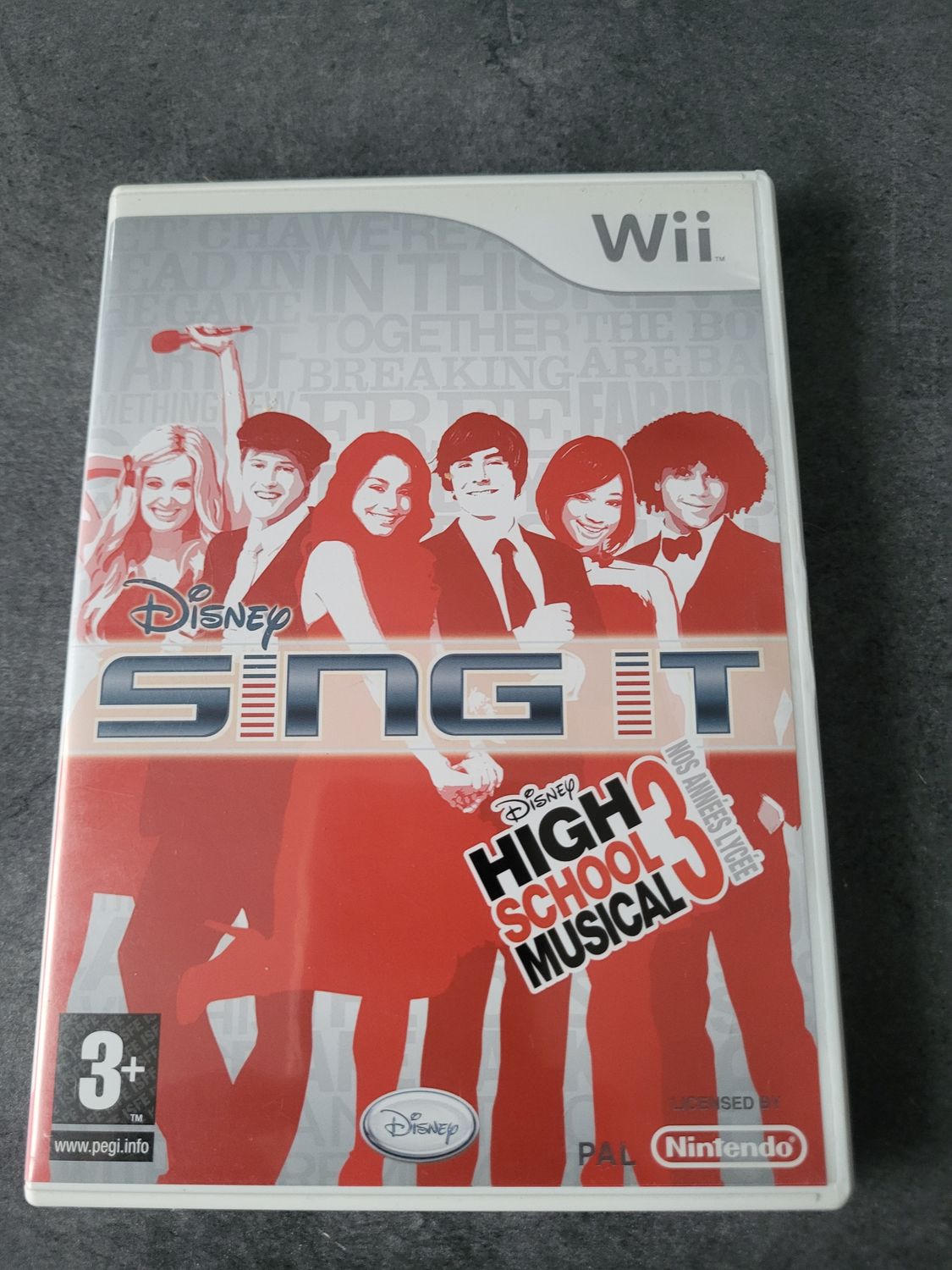 DISNEY SINGIT HIGHT SCHOOL MUSICAL 3 NINTENDO WII DISNEY SINGIT HIGHT SCHOOL MUSICAL 3 NINTENDO WII