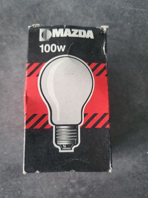 MAZDA 230V E27 100W PERLE MAT CODE 01222