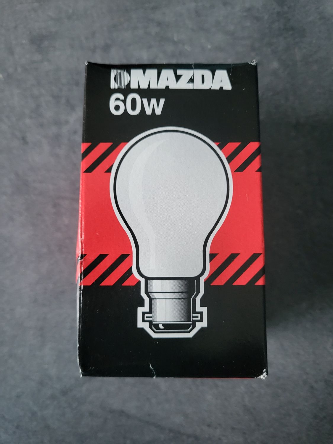 MAZDA 230V 60W B22 PERLE MAT