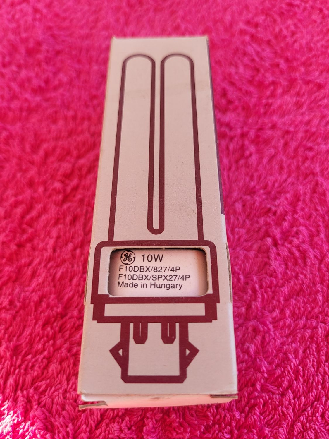 GÉNÉRAL ELECTRIC BIAX D/E 10W 827 4 PINS