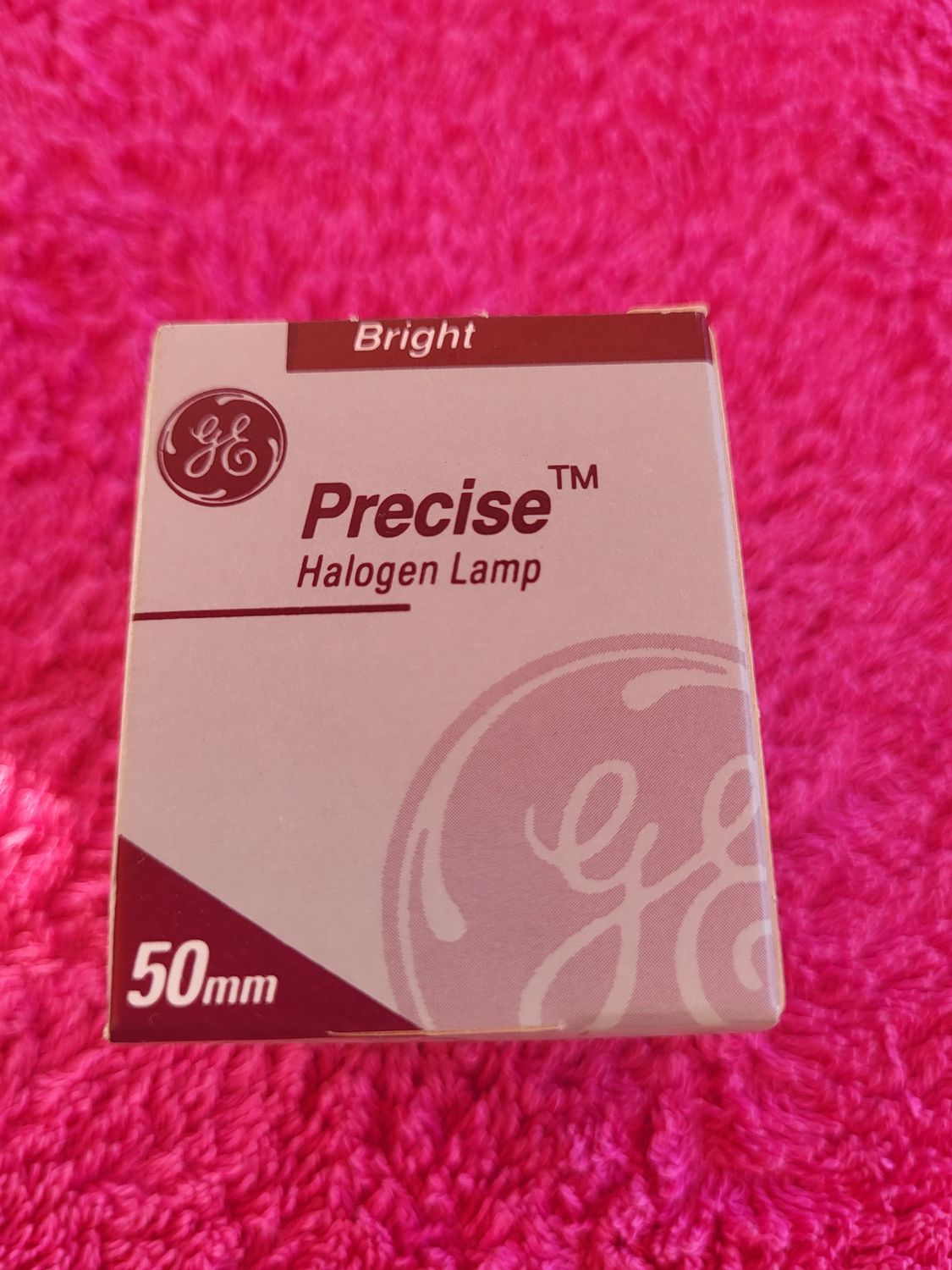 GÉNÉRAL ELECTRIC PRECISE HALOGENE 12V50W 36 ° GU5.3 