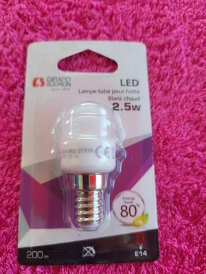 GIRARD SUDRON LED LAMPE TUBE POUR HOTTE 230V 2,5W E14 2700K