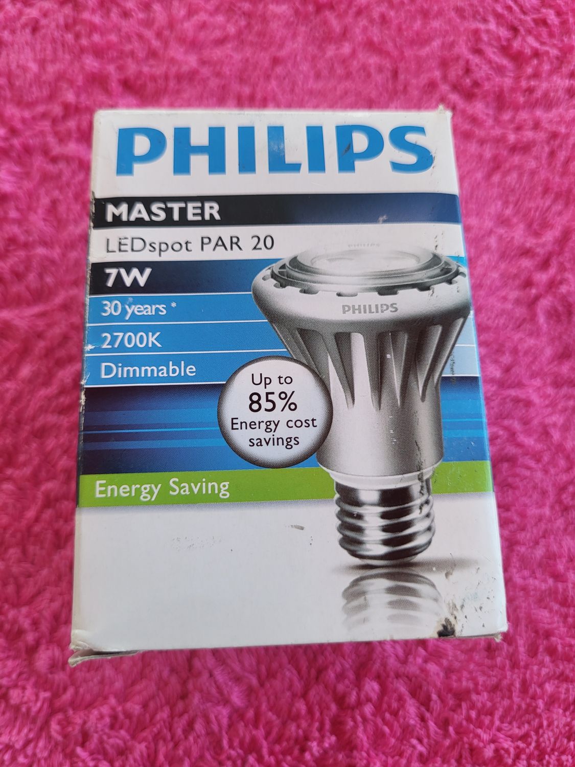 PHILIPS MASTER LEDSPOT PAR20 MW DIMMABLE 7W/2700K E27 PHILIPS MASTER LEDSPOT PAR20 MW DIMMABLE 7W/2700K E27