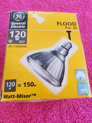 GÉNÉRAL ELECTRIC FLOOD PAR 38 230V 120W E27 DIAMÈTRE 122MM