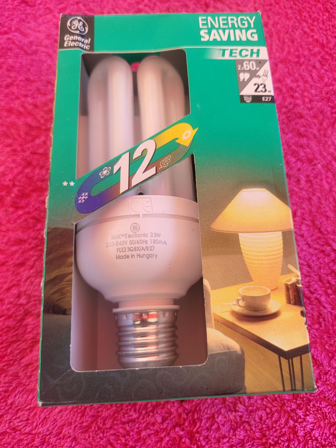 GÉNÉRAL ELECTRIC BIAX 230V 23W=120W E27 2700K GÉNÉRAL ELECTRIC BIAX 230V 23W=120W E27 2700K