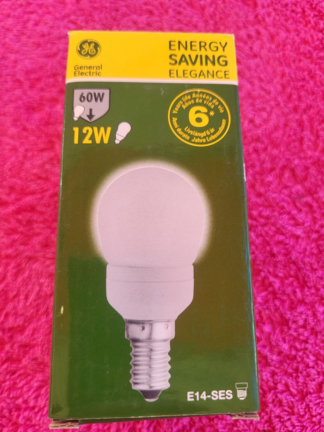 GÉNÉRAL ELECTRIC ELEGANCE 12W=60W E14 2700K