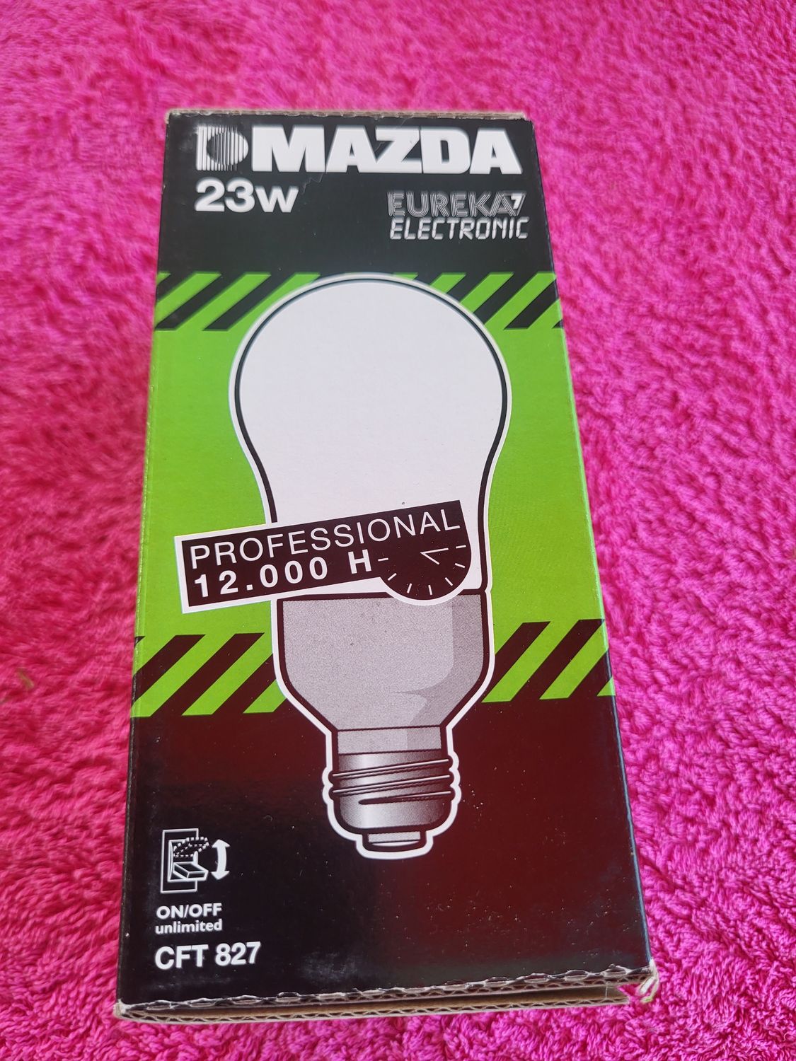 MAZDA EUREKA ELECTRONIC 230V 23W=125W E27 2700K