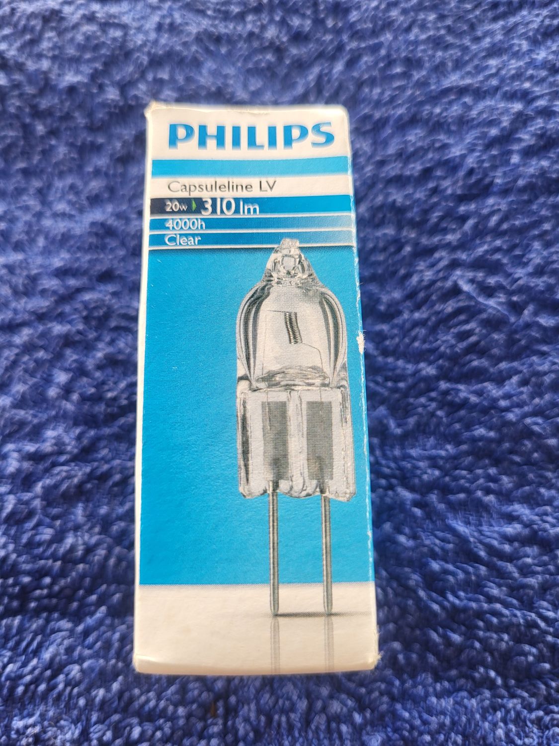PHILIPS CAPSULELINE LV 12V 20W G4 310 LUMENS