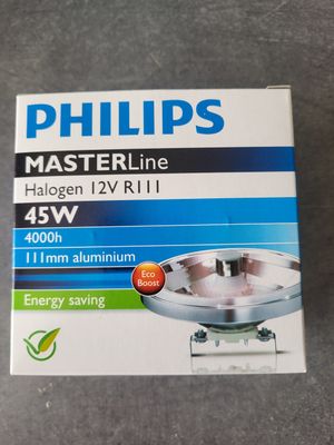 PHILIPS MASTER LINE HALOGEN 12V R111 ECOBOOST 45W G53 45°