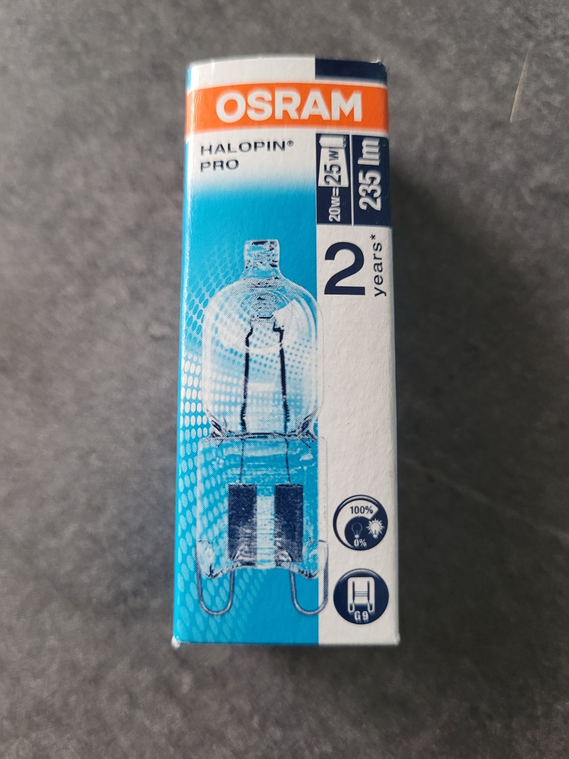 OSRAM HALOGEN HALOPIN PRO 66720 2700K 230V G9 20W = 25W