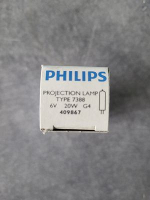 PHILIPS PROJECTION LAMP TYPE 7388 6V 20W G4