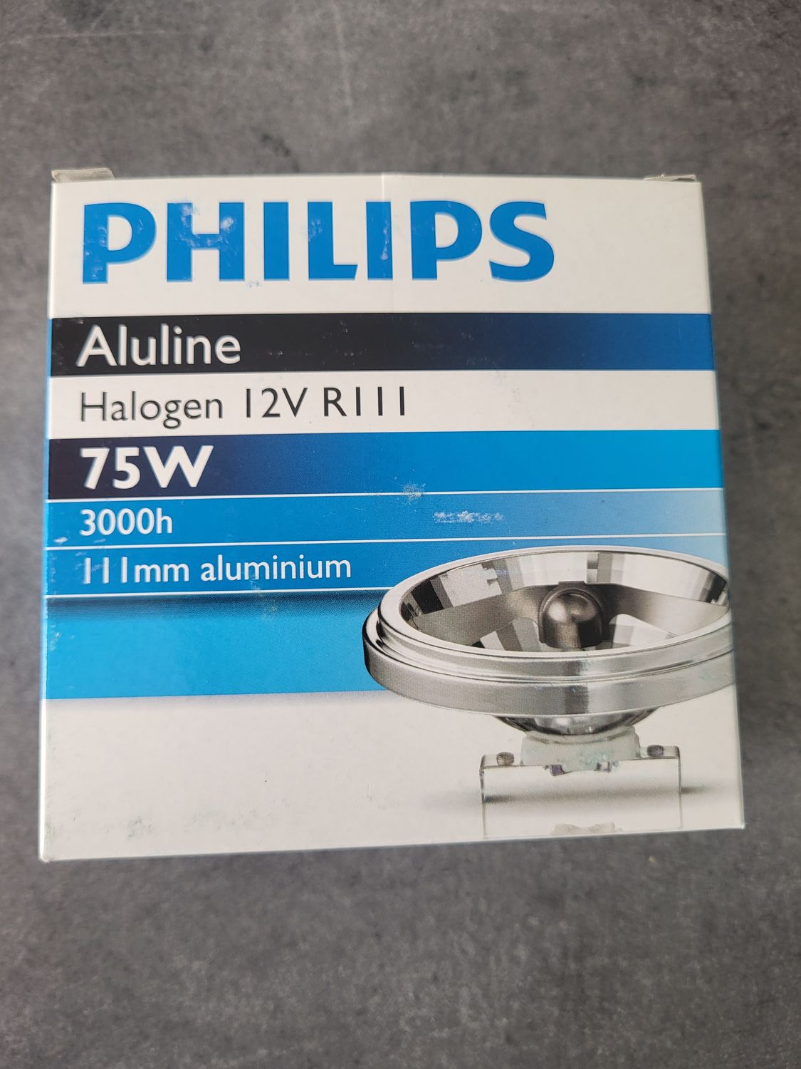 PHILIPS ALULINE HALOGEN 12V R111 75W G53 12V 45° PHILIPS ALULINE HALOGEN 12V R111 75W G53 12V 45°
