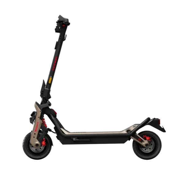 Vue latérale principale du Segway GT3 Pro : Photo de profil du Segway GT3 Pro, mettant en avant son design élégant et moderne.