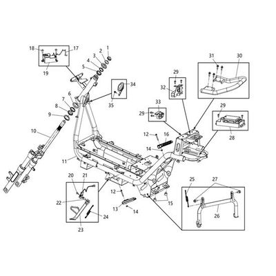 3201 Loquet de verrouillage de selle