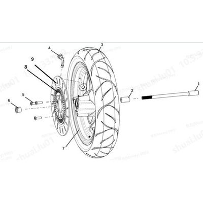 Roue avant