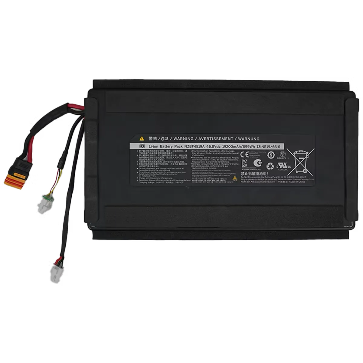 Batterie 46,8V 19,2Ah Lithium-ion Segway GT3, accessoire haute capacité trottinette électrique