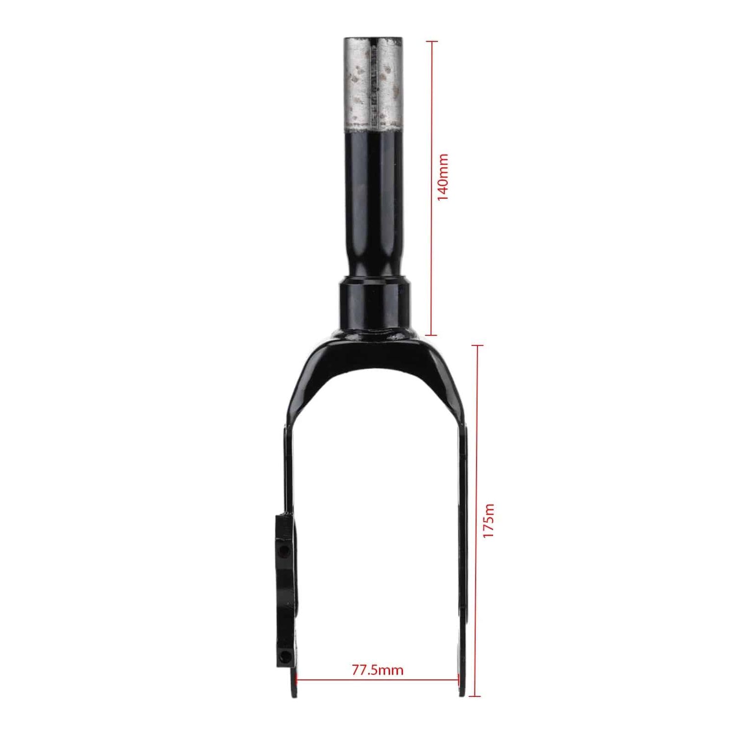 Fourche avant d'origine Ninebot F2 / F2 Plus en alliage d'aluminium noir