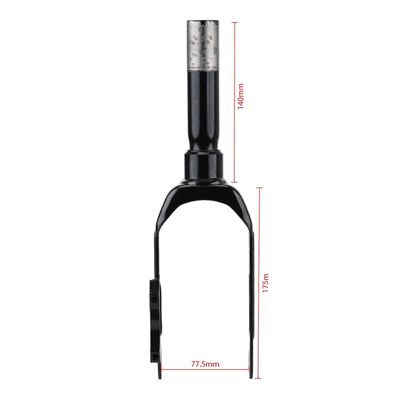 Fourche avant d'origine Ninebot F2 / F2 Plus en alliage d'aluminium noir