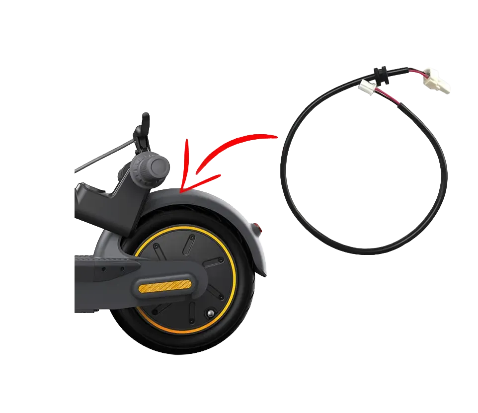 Câble d’Alimentation pour Feu Arrière Ninebot MAX G2 - G30