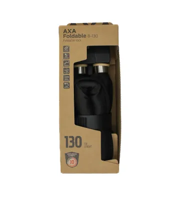 Antivol pliable AXA Foldable Next Generation 130cm 8mm noir