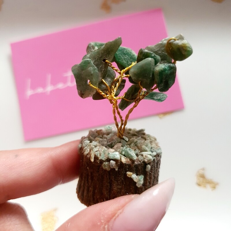 Edelsteenboompje × Groene Jade | brengt harmonie, zuiverheid Edelsteenboompje × Groene Jade | brengt harmonie, zuiverheid