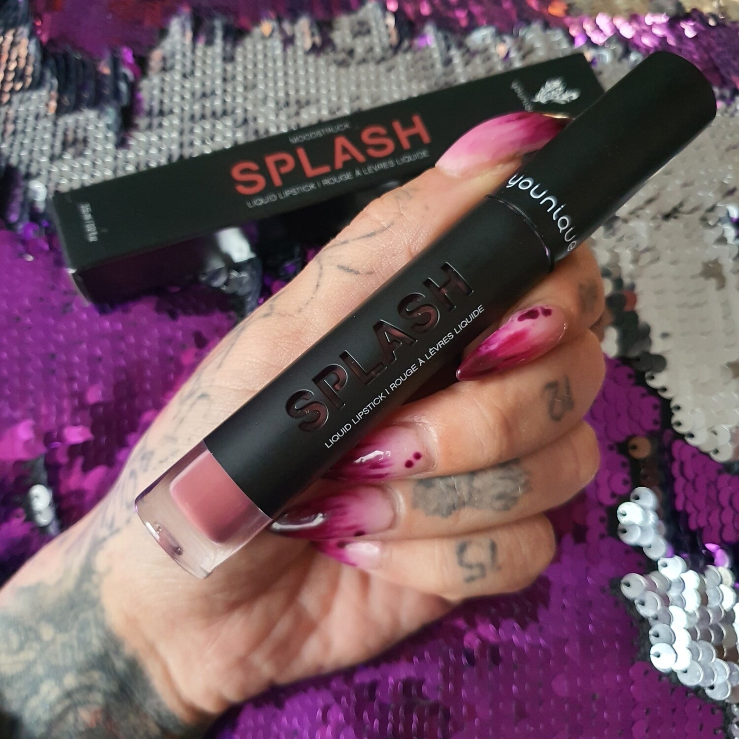 MOODSTRUCK SPLASH matte lipstick × Successful | OP=OP