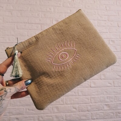 Allround tasje Bright eye × Beige Allround tasje Bright eye × Beige