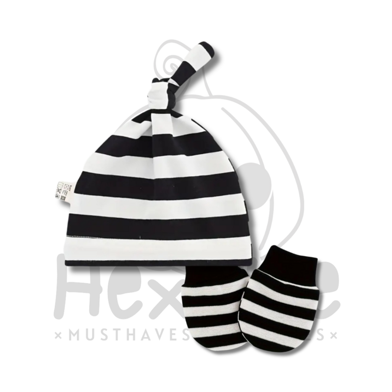 Set - Mutsje & Krabwandjes - Stripes Set - Mutsje & Krabwandjes - Stripes