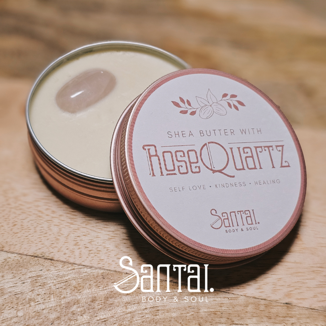 Shea Butter Rose Quartz | SANTAI