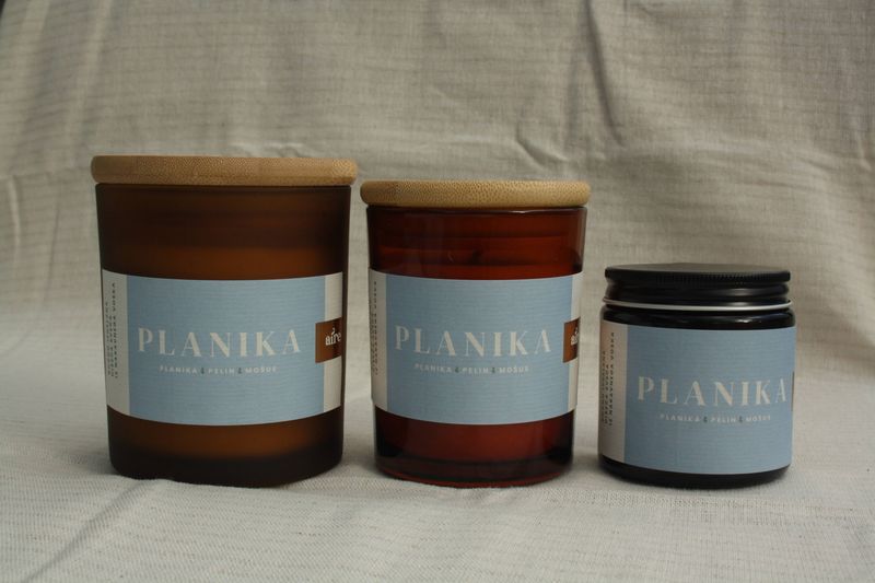 Dišeča sveča PLANIKA 140g
