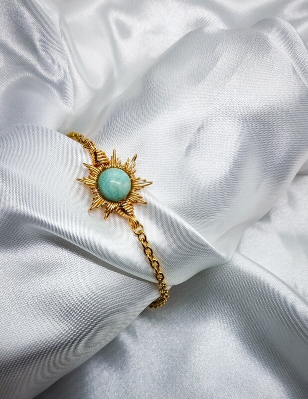 Bracelet &quot;SUN&quot; - Choose Stone