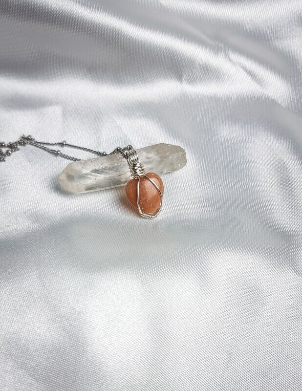 Necklace "MINI HEART" - Choose Stone