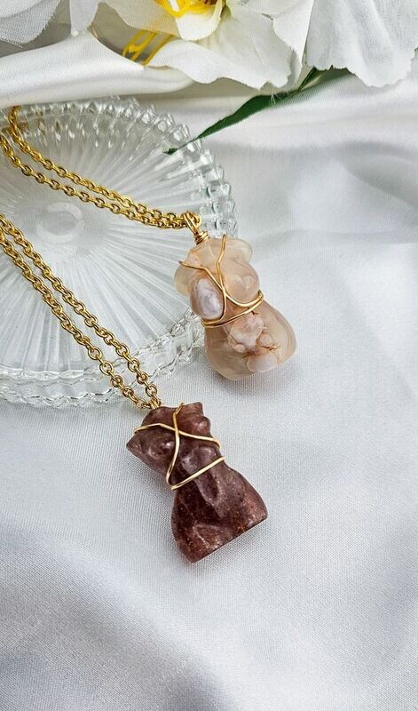 Necklace &quot;BODY&quot; Medium - Choose Stone