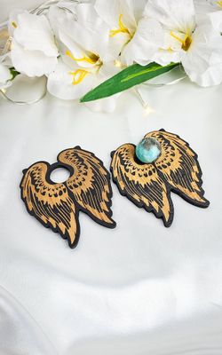 Angel Wings Sphere Holder