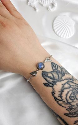 Bracciale con Coda di Sirena in Labradorite