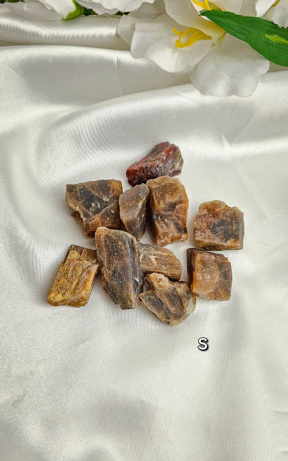 Raw Moonstone + Sunstone (Small)