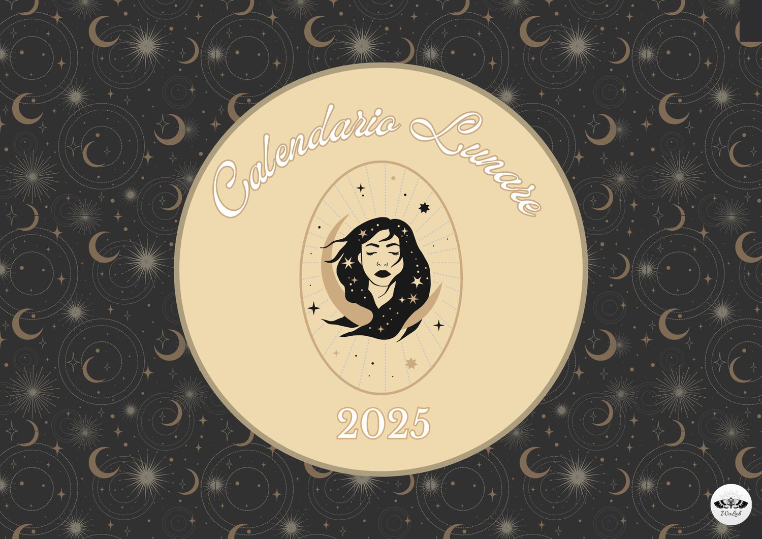 Moon Phases Calendar 2025 - FREE PDF