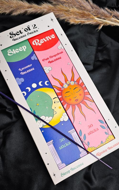 Set Stick Incense with Moon and Sun