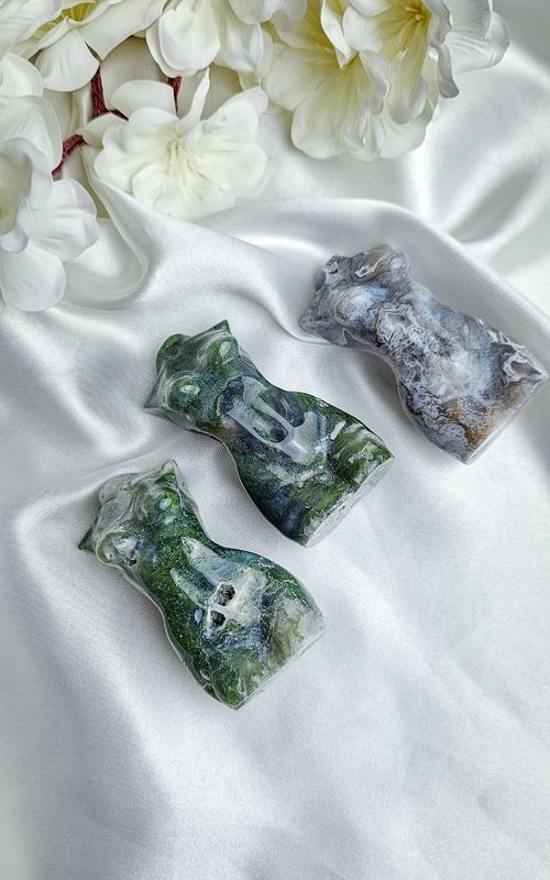 Moss Agate Woman Body