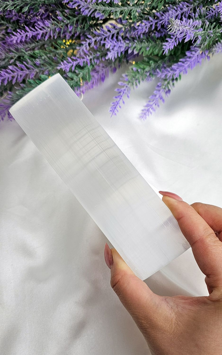 Satin Spar Selenite Slab