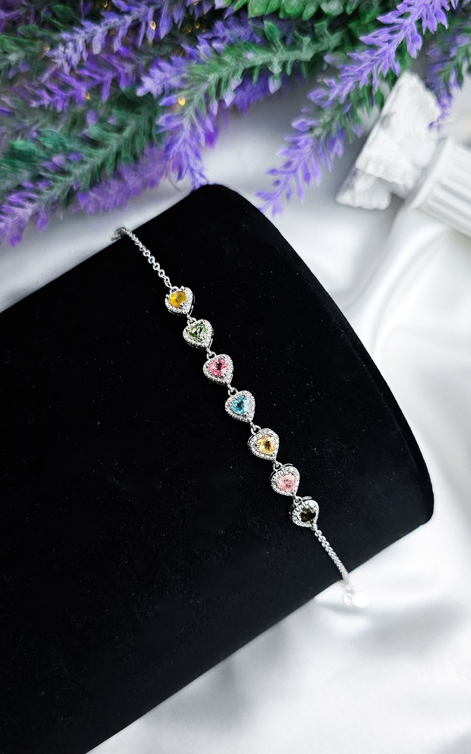 Bracelet in Multicolor Tourmaline