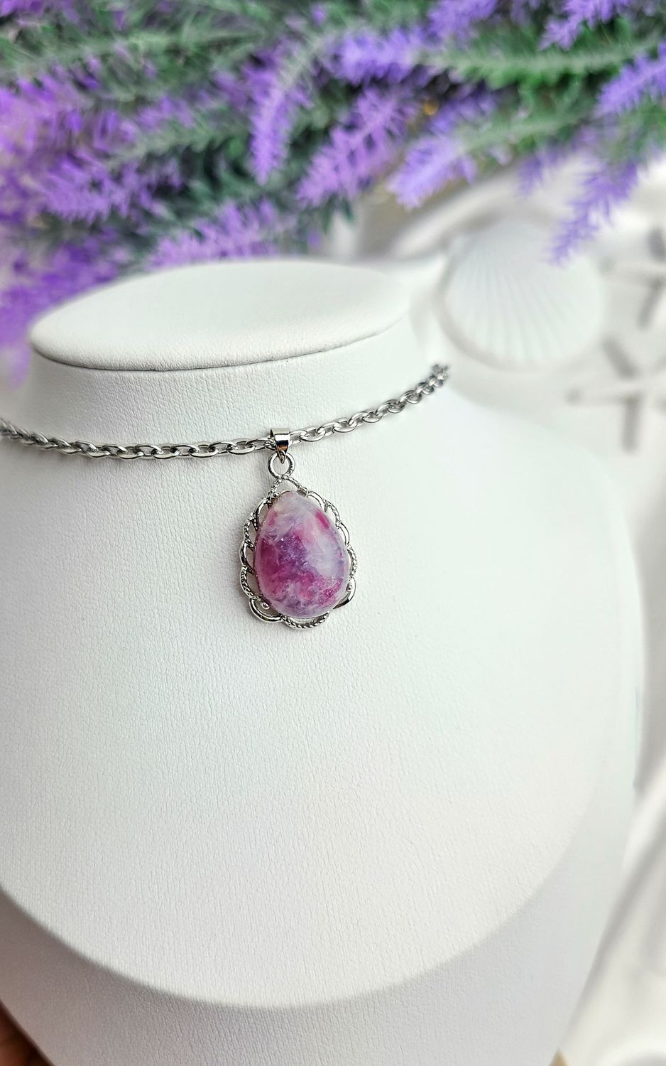Necklace in Unicorn Stone