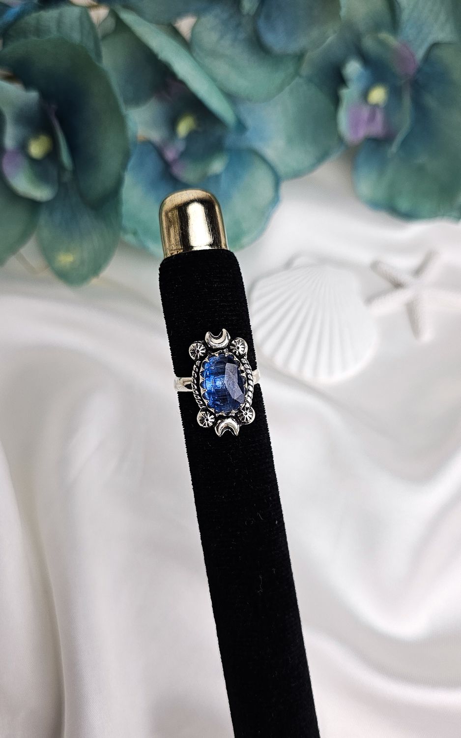 Adjustable Indian Ring in Kyanite (FROM SIZE 7/8)