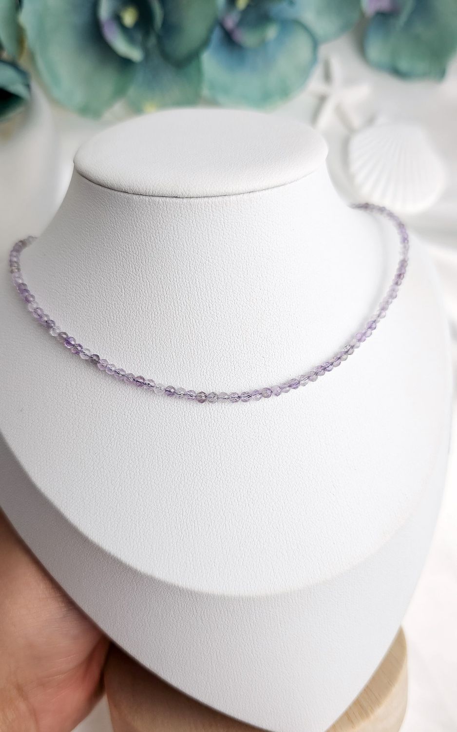 Necklace with Lavander Amethyst