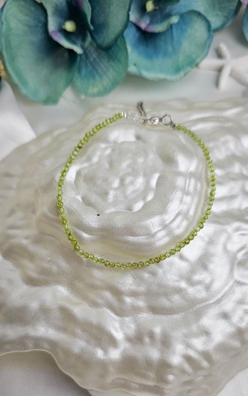 Anklet in Peridoto